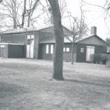 houten gymlokaal aan de nassaukade